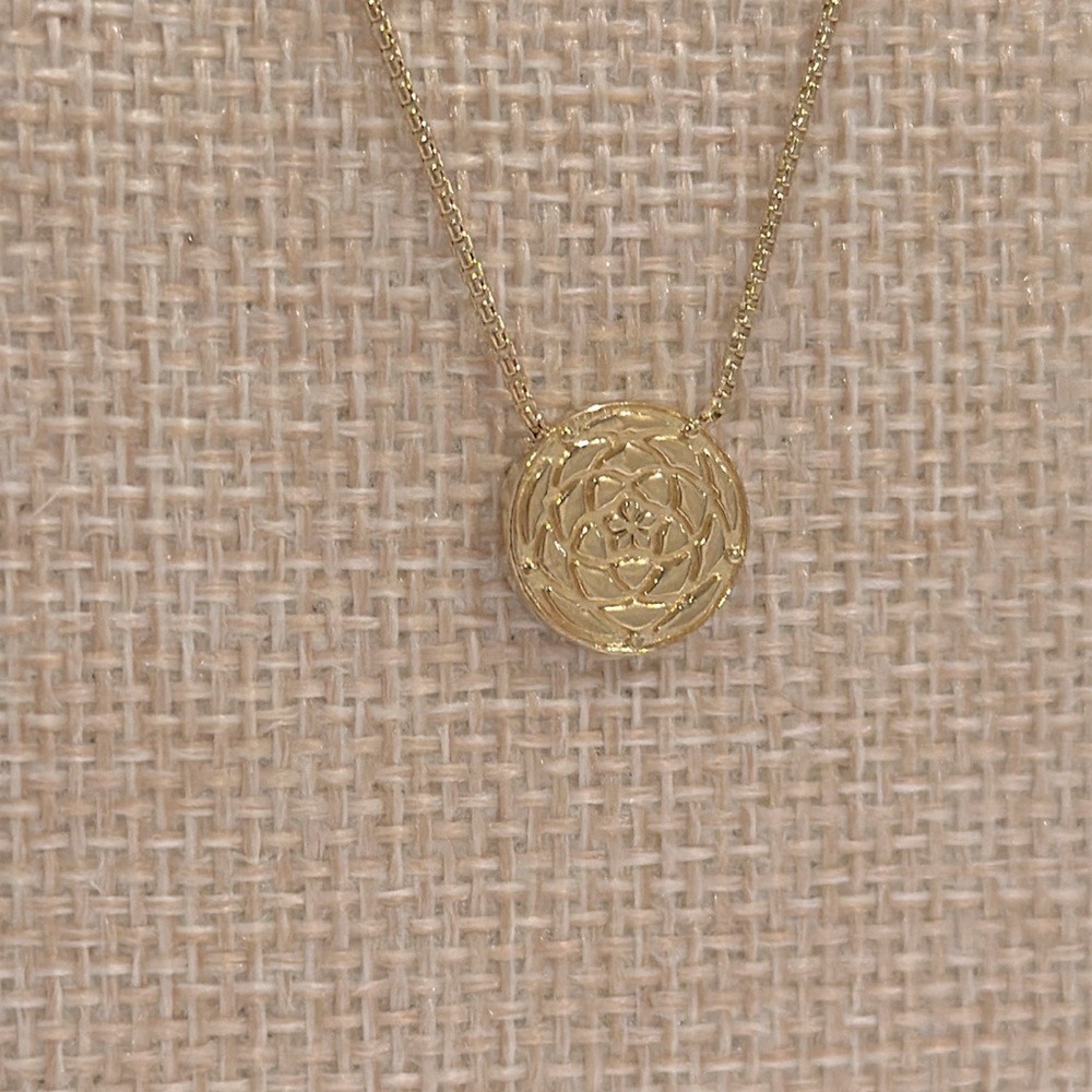 Alex and Ani 14K Gold Plated Sterling Silver New Beginnings Adjustable Necklace